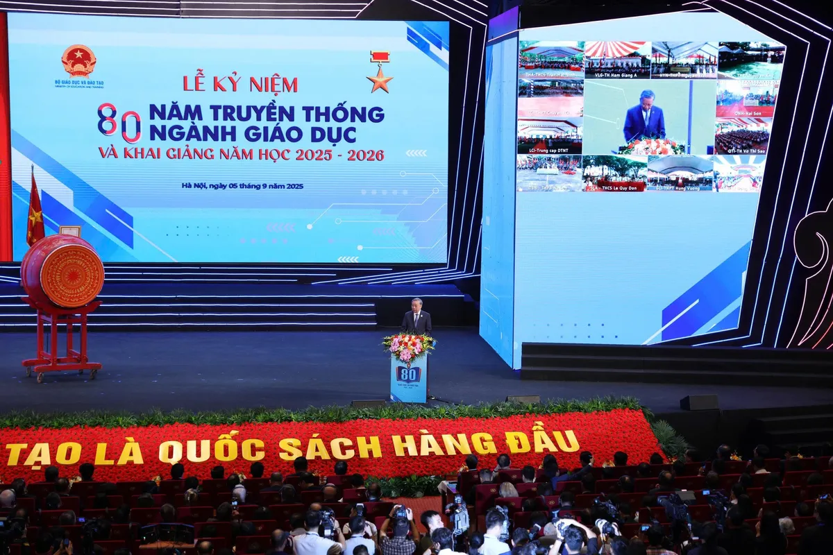 Tổng Bí thư: Giáo dục là động lực then chốt của phát triển đất nước, của tương lai dân tộc - Ảnh 3.