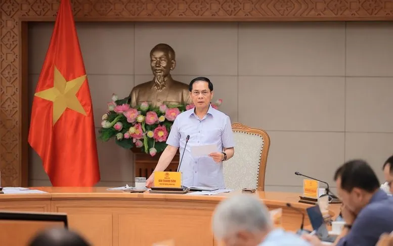 Phó Thủ tướng Chính phủ Bùi Thanh Sơn làm Trưởng Ban Chỉ đạo lễ mở ký Công ước của Liên Hợp Quốc về chống tội phạm mạng và các sự kiện liên quan. Ảnh: VGP