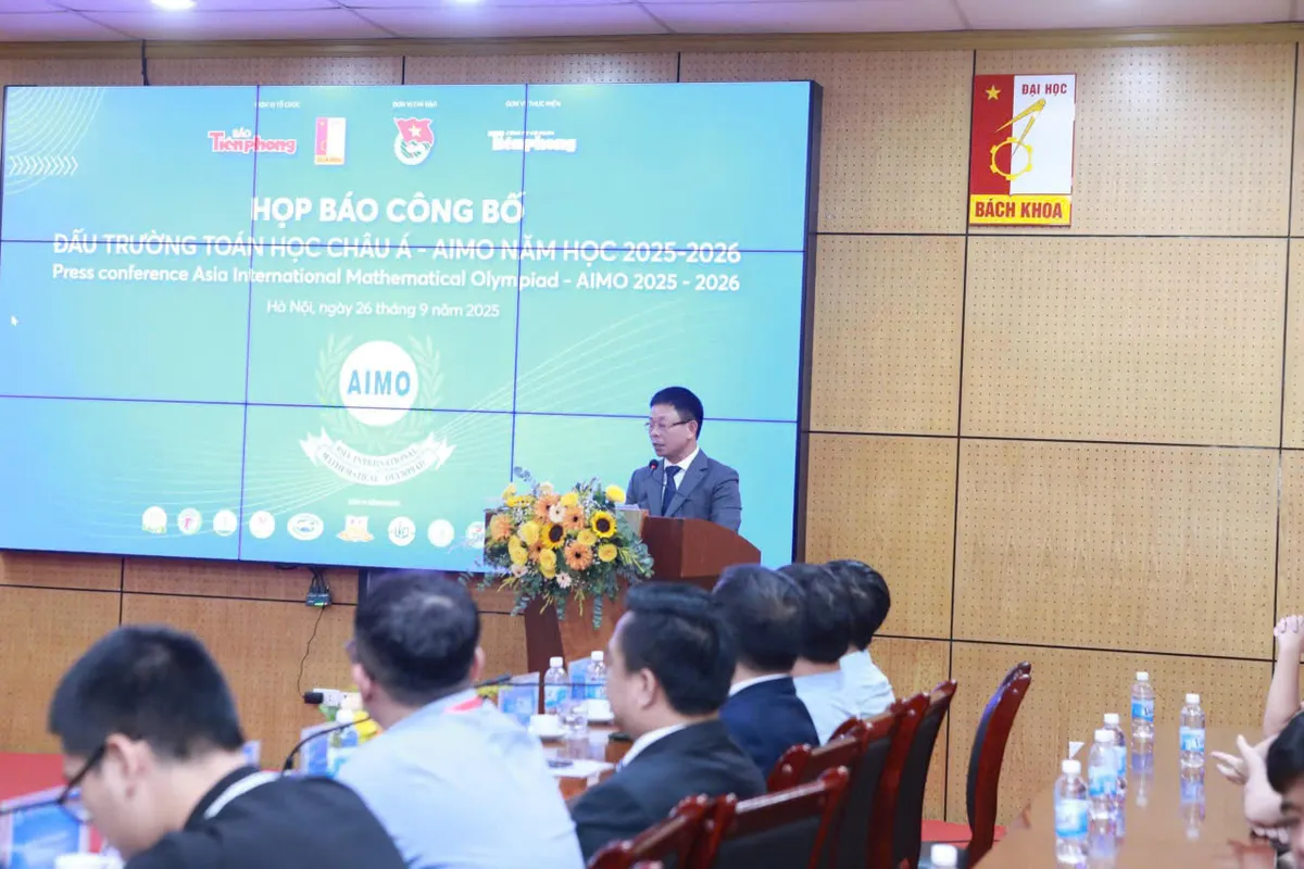 Phát động Đấu trường Toán học Châu Á - AIMO 2025–2026: Khẳng định trí tuệ Việt trên bản đồ quốc tế- Ảnh 2.