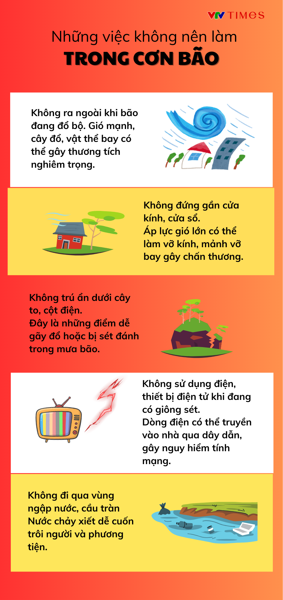 Những việc không nên làm trong cơn bão- Ảnh 1.