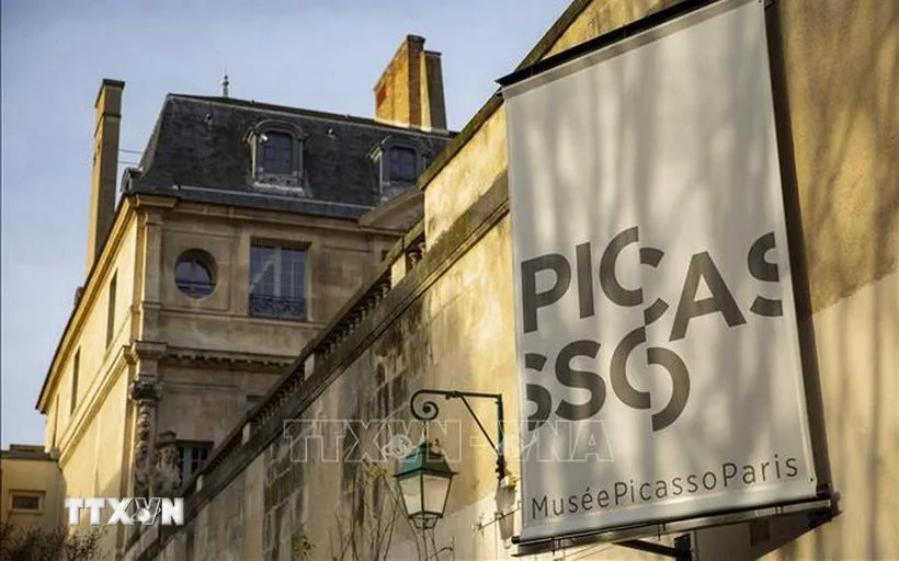 Quang cảnh bên ngoài Bảo tàng Picasso ở thủ đô Paris (Pháp). (Ảnh: AFP/TTXVN)