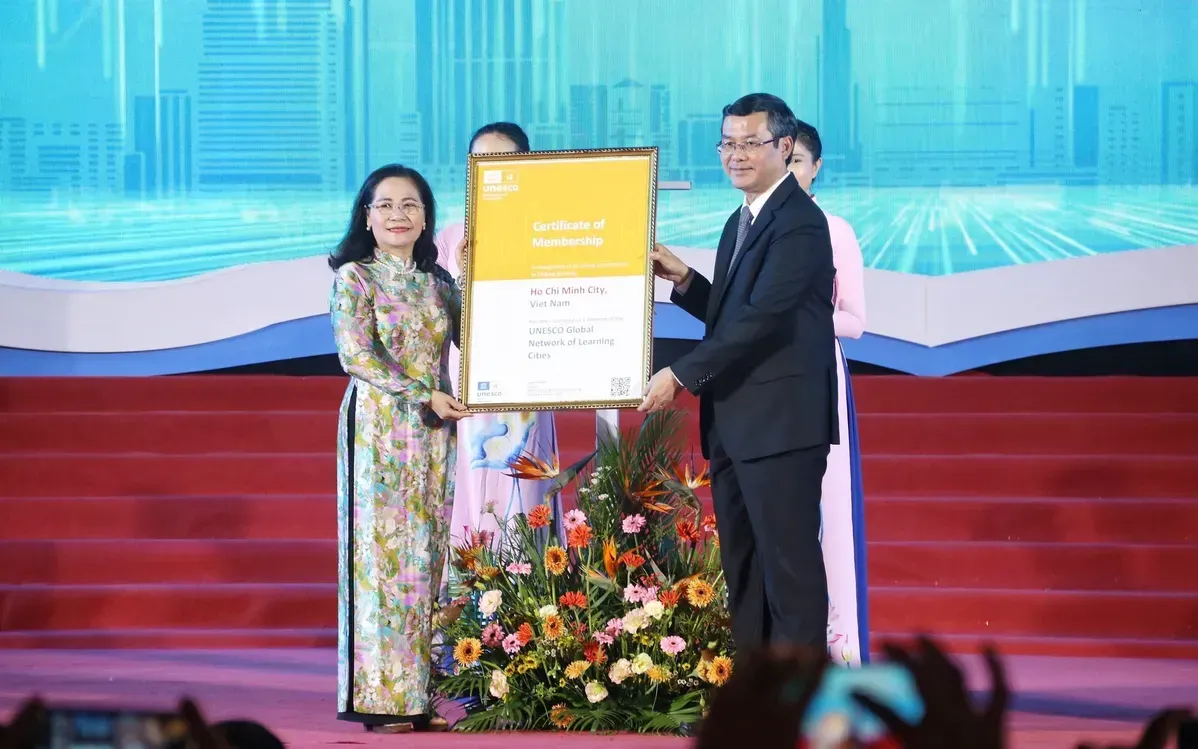 TP Hồ Chí Minh là thành viên Mạng lưới thành phố học tập toàn cầu của UNESCO (Ảnh: TTXVN)