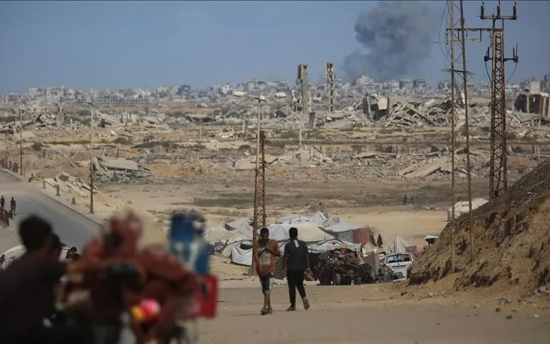 Phần lớn hạ tầng Gaza bị phá hủy sau 2 năm xung đột (Ảnh: Anadolu)